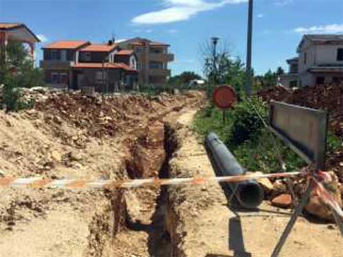 Izgradnja kanalizacijskog sustava i priključnih kolektora za naselja Monte Baster, Kruj i Stanzia Rossa
